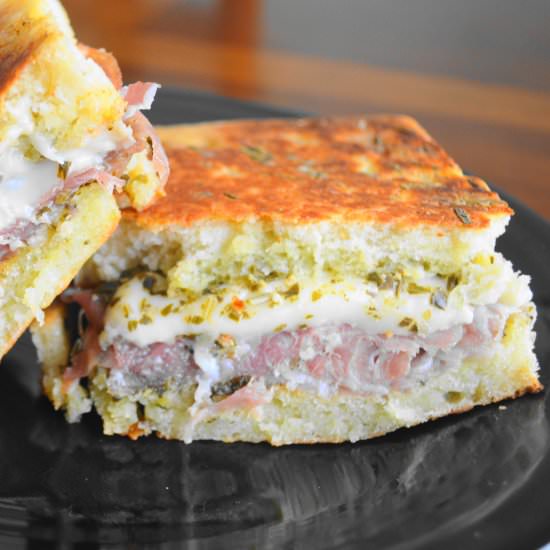 Focaccia Grilled Cheese