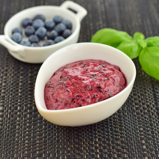 Blueberry Basil dressing