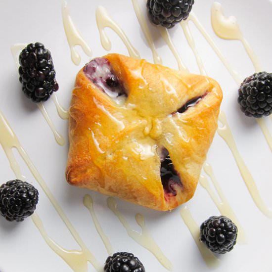 Blackberry Brie Pastry Squares