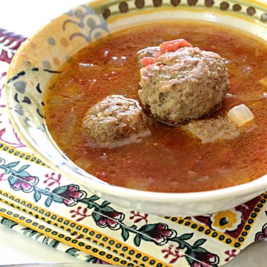 Simple Albondigas Soup