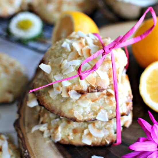 Meyer Lemon Cheesecake Cookies