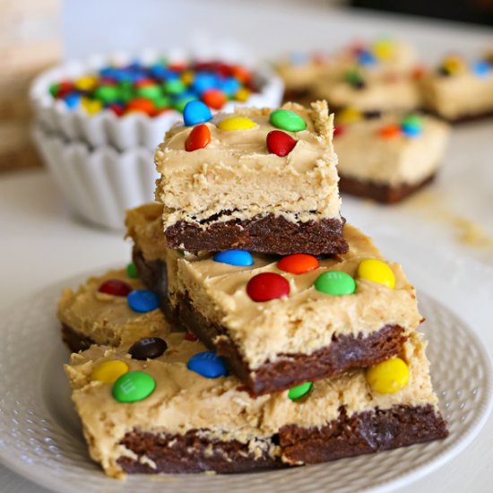 Peanut Butter Whip Brownies