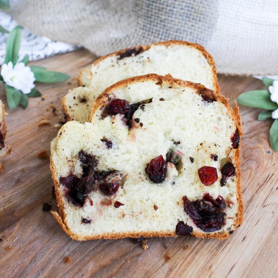 Cranberry Chocolate Brioche