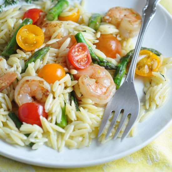 Lemon-Mustard Orzo Salad