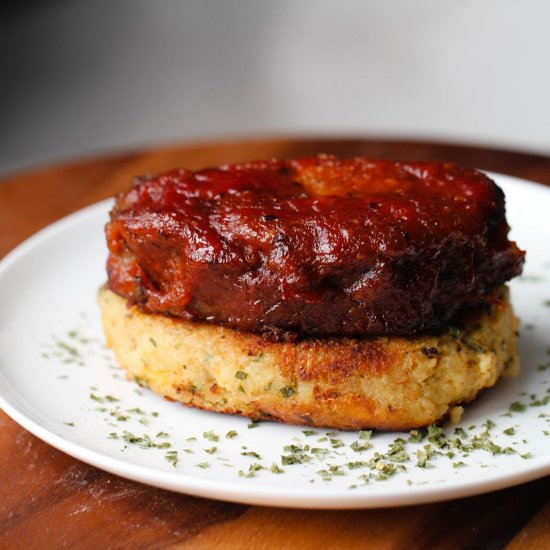 BBQ Meatloaf Stacks