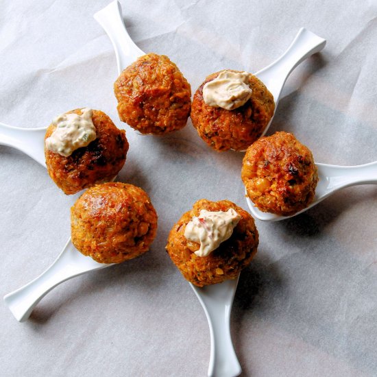 Sweet Potato Veggie Meatballs