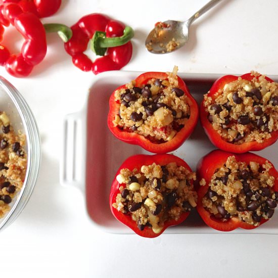 Mexican Spiced Stuffed Peppers