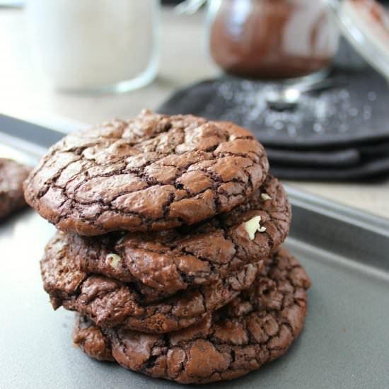 Salted Double Chocolate Flax Cookie