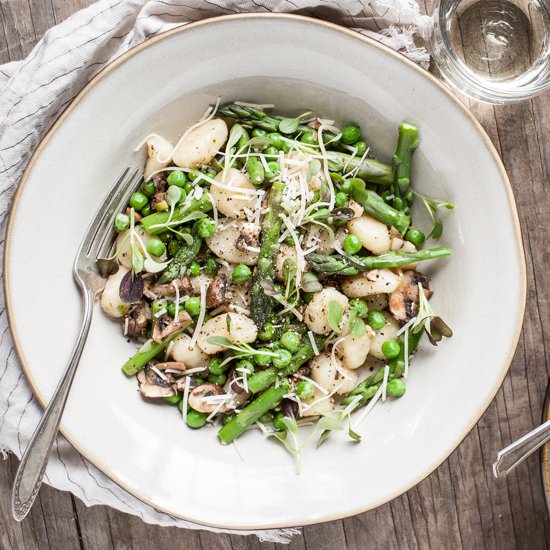 Spring Gnocchi With Mushrooms