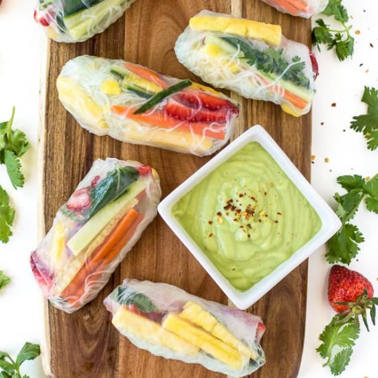 Summer Fresh Spring Rolls