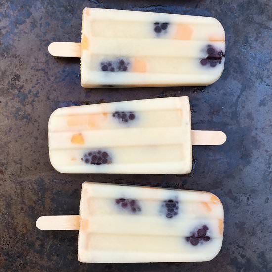 Horchata popsicles