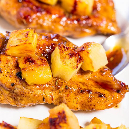 Jerk Chicken w/ Pineapple & Mango