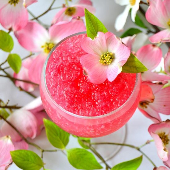 Spring Blossom Granita Cocktail