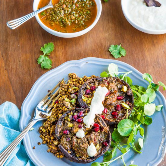 Chermoula Baked Mushrooms