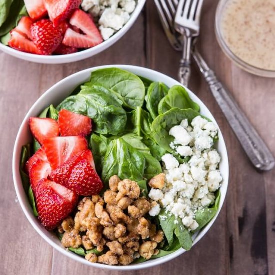 Strawberry Spinach Salad