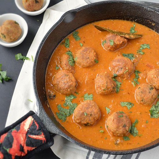 Chicken Keema kofta Curry