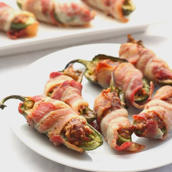 Chorizo Cheddar Jalapeño Poppers