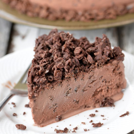 Chocolate Crunch Ice Cream Cake