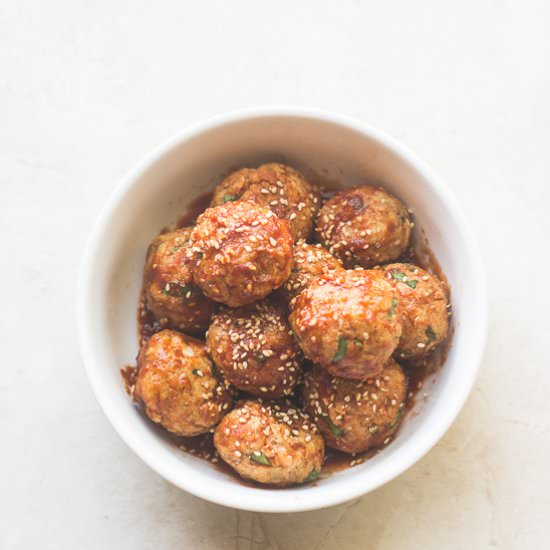 Asian Salmon Meatballs