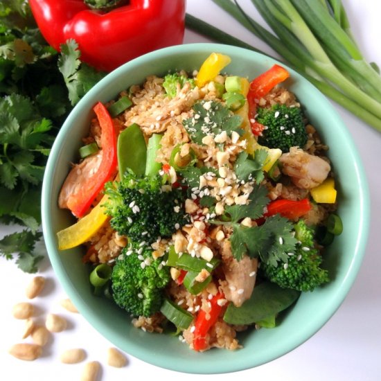 Thai Peanut Quinoa Salad