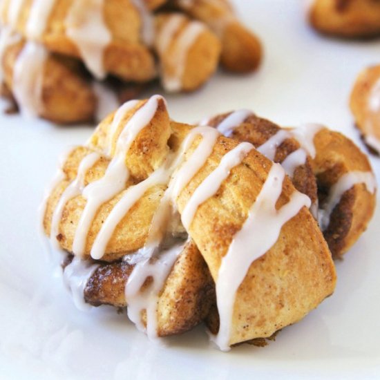 Cinnamon Sugar Twisted Knots