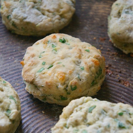 Spinach + Cheddar Biscuits