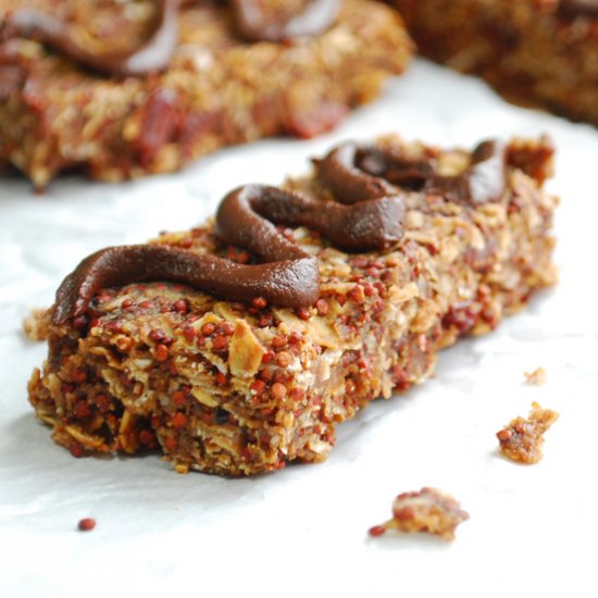 Chocolate Cherry Quinoa Bars