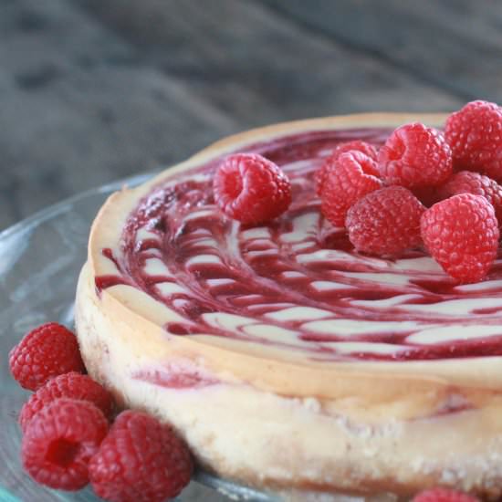 White Choc. Raspberry Cheesecake