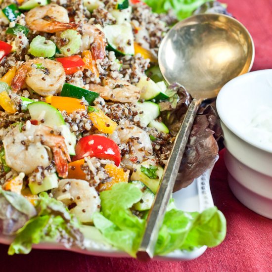 Prawn Quinoa Salad – Low Fodmap