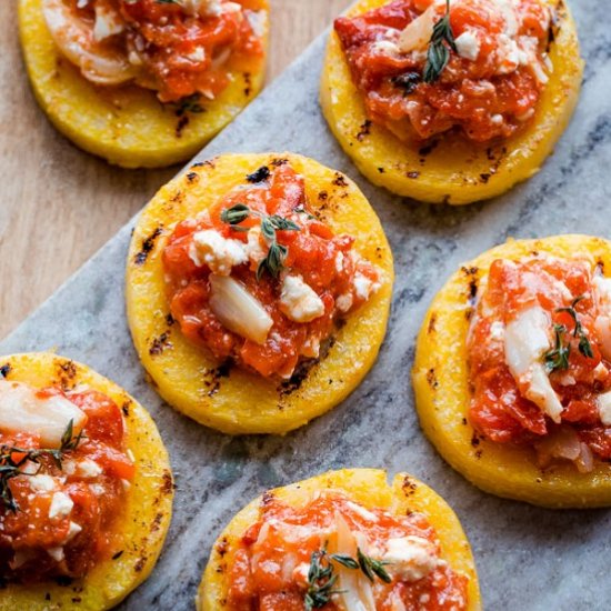 Grilled Polenta Bites