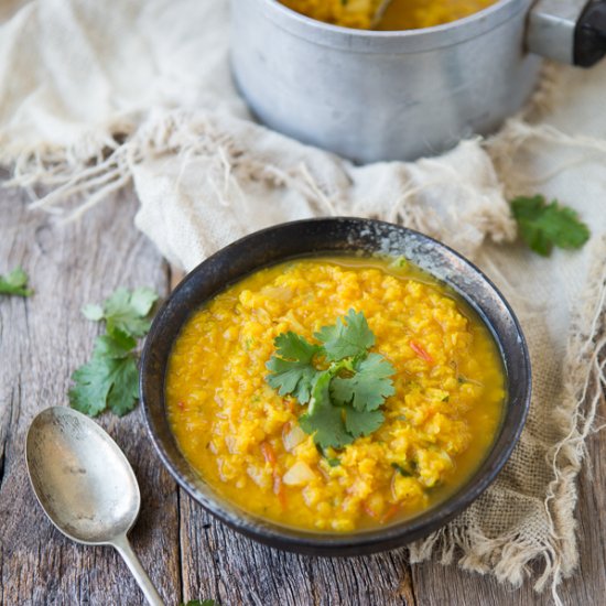 Vegan Split Red Lentil Soup