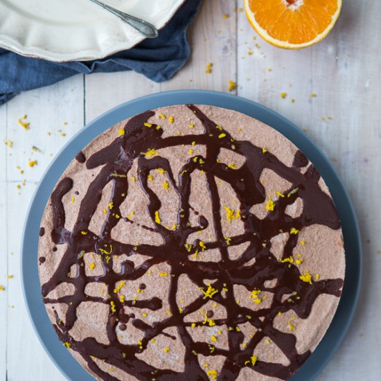 Raw Chocolate & Orange Jaffa Cake