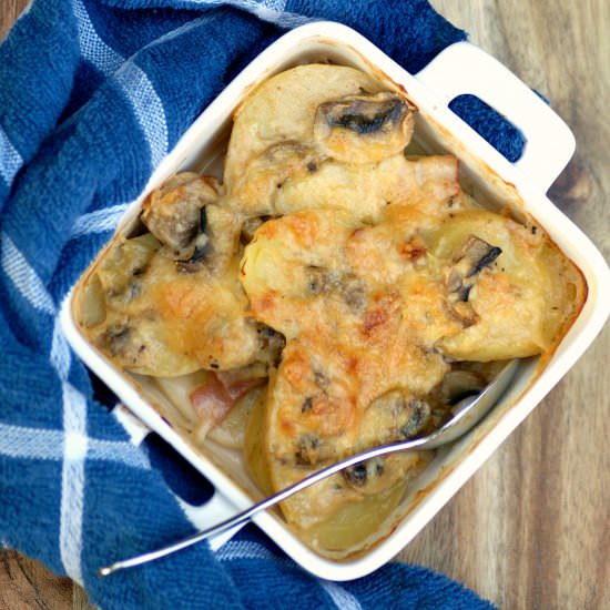 Healthy Creamy Potato Bake