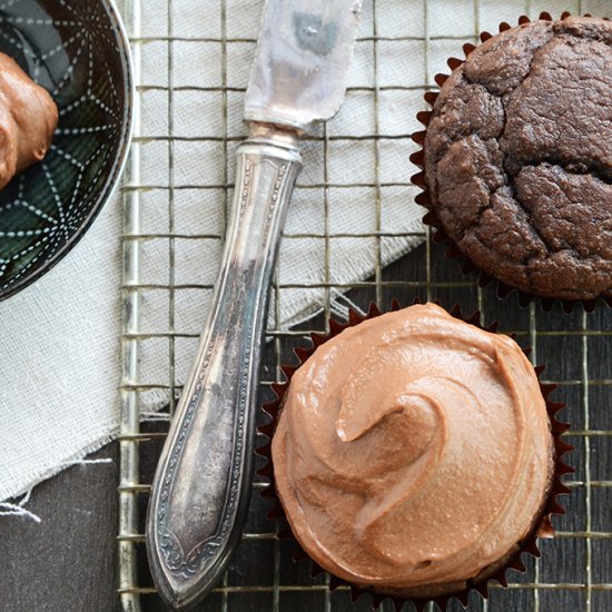 Paleo Chocolate Cupcakes for Two