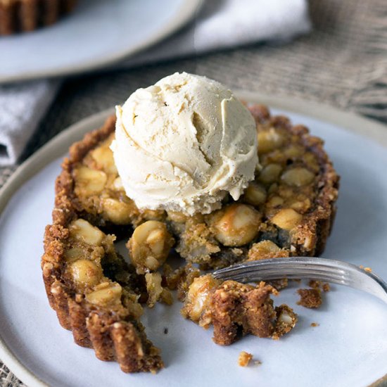 Macadamia Nut & Bourbon Tarts