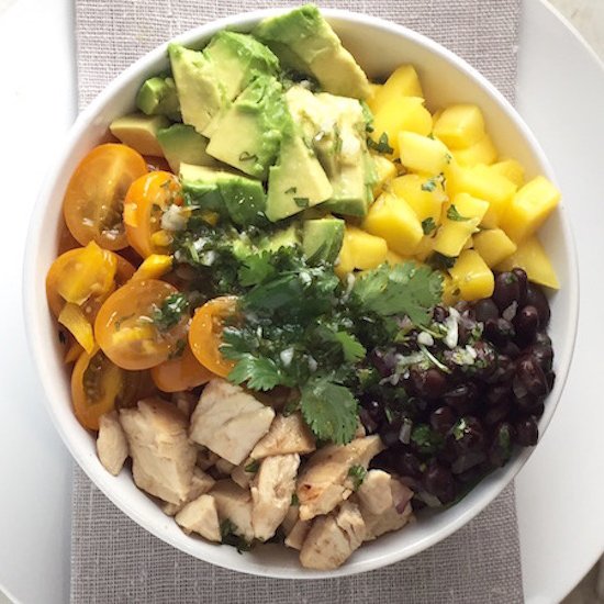 Healthy Chicken & Rice Bowl