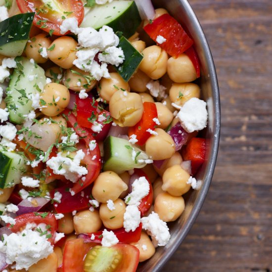 Mediterranean Chickpea Salad