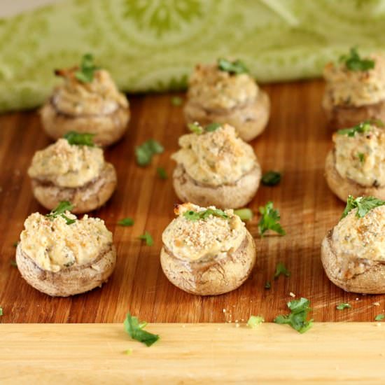 Cream Cheese Stuffed Mushrooms