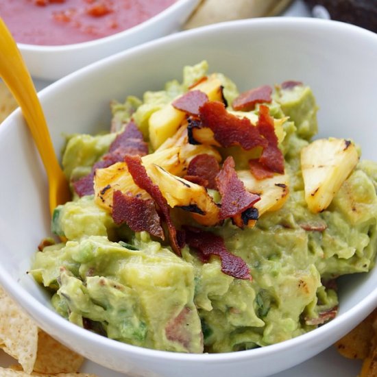 Pineapple and Bacon Guacamole