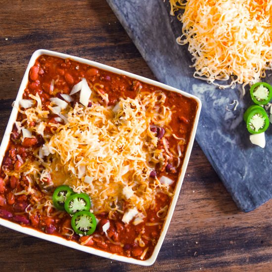 Spicy Crock Pot Chili