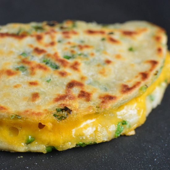 Scallion Pancake Quesadillas