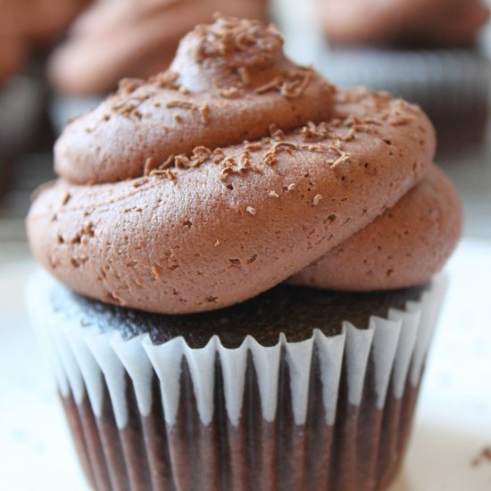 Dark Chocolate Cupcakes