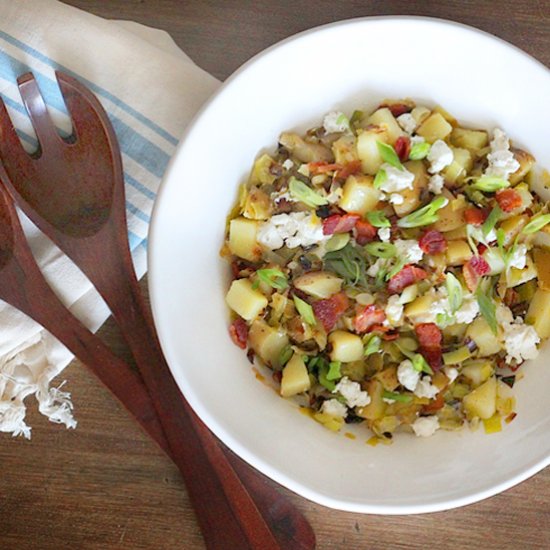 Bacon & Goat Cheese Potato Salad