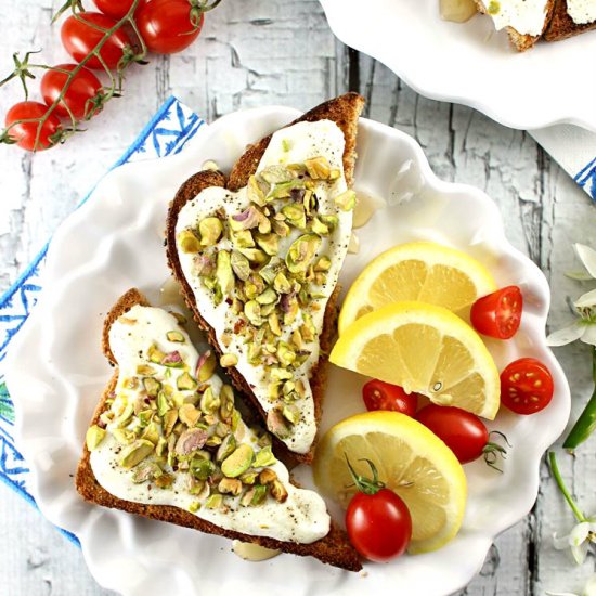 Whipped Ricotta Toasts