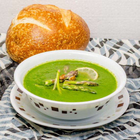 Asparagus and Spinach Soup