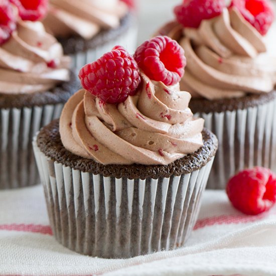 Raspberry Chocolate Buttercream