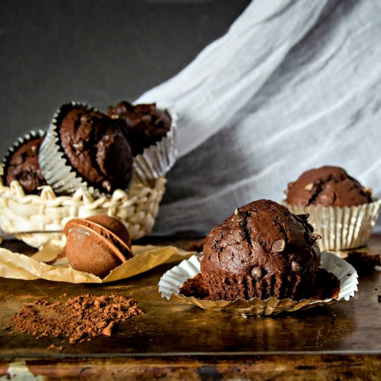 Double Chocolate Muffins