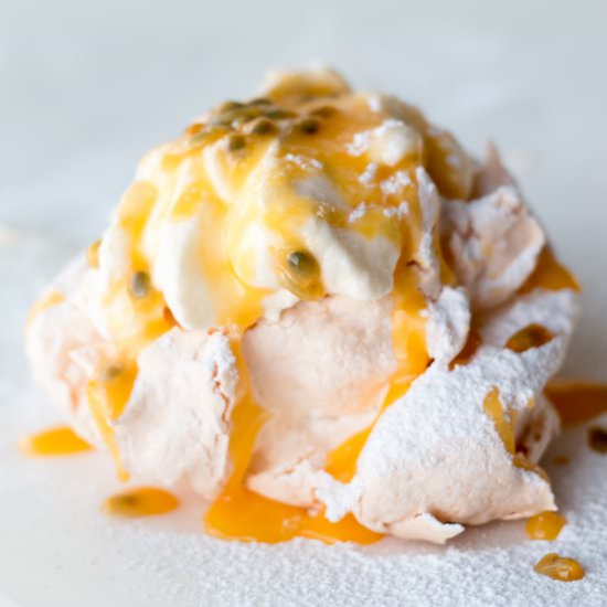 Individual Passionfruit Pavlovas