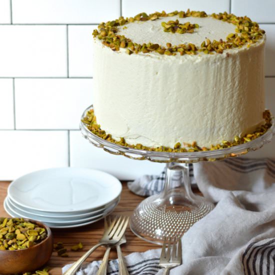 Pistachio Layer Cake