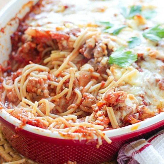 Baked Spaghetti Casserole